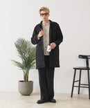 【BLUE STANDARD/ブルースタンダード】圧縮ニット ウールライク バルマカーンコート 軽量 ソフトタッチ