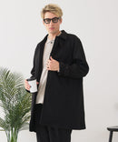 【BLUE STANDARD/ブルースタンダード】圧縮ニット ウールライク バルマカーンコート 軽量 ソフトタッチ