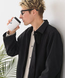 【BLUE STANDARD/ブルースタンダード】圧縮ニット ウールライク バルマカーンコート 軽量 ソフトタッチ