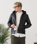 【BLUE STANDARD/ブルースタンダード】レザーライク 中綿フードジャケット