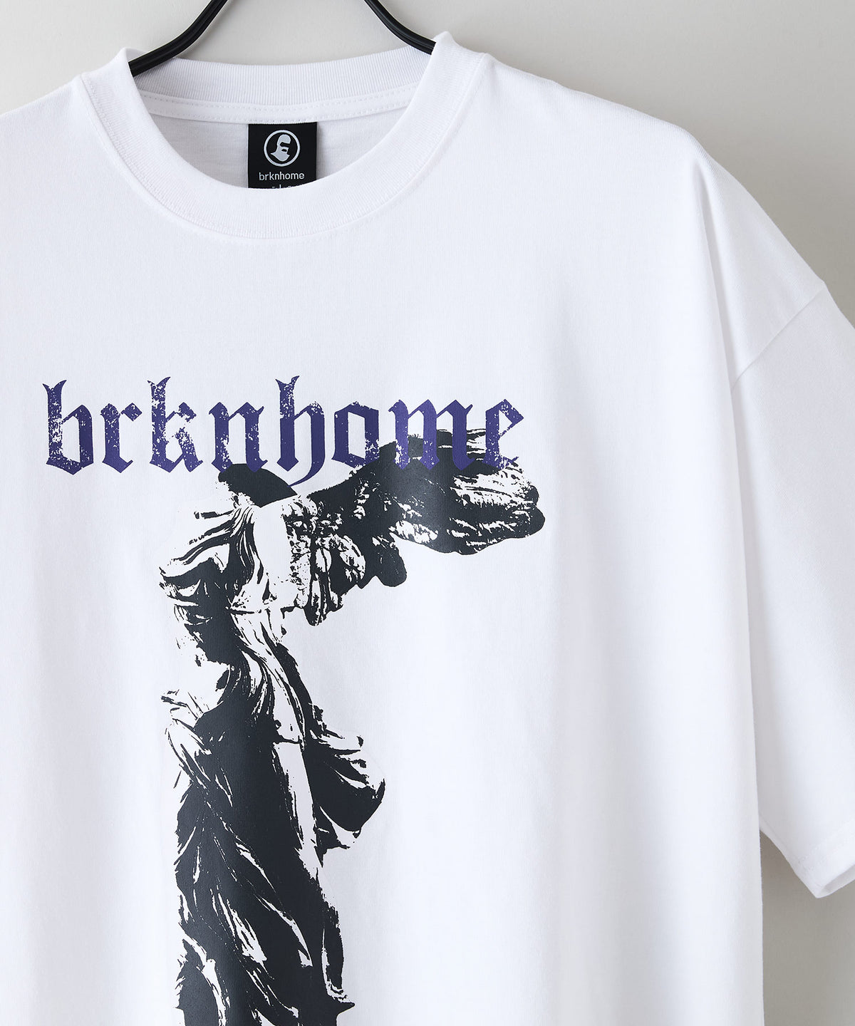 アーティスティック オーバーサイズ プリントTシャツ【brknhome 