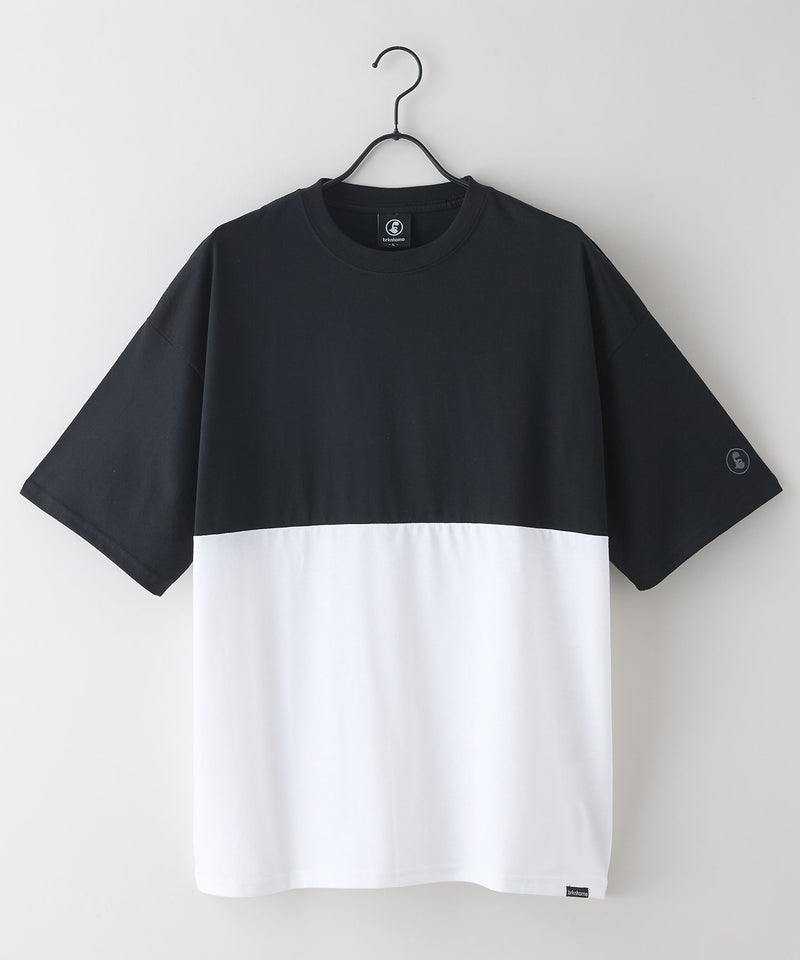 【BRKNHOME/ブロークンホーム】×【ZERO STAIN/ゼロステイン】コラボ 前後切り替え クルーネック Ｔシャツ