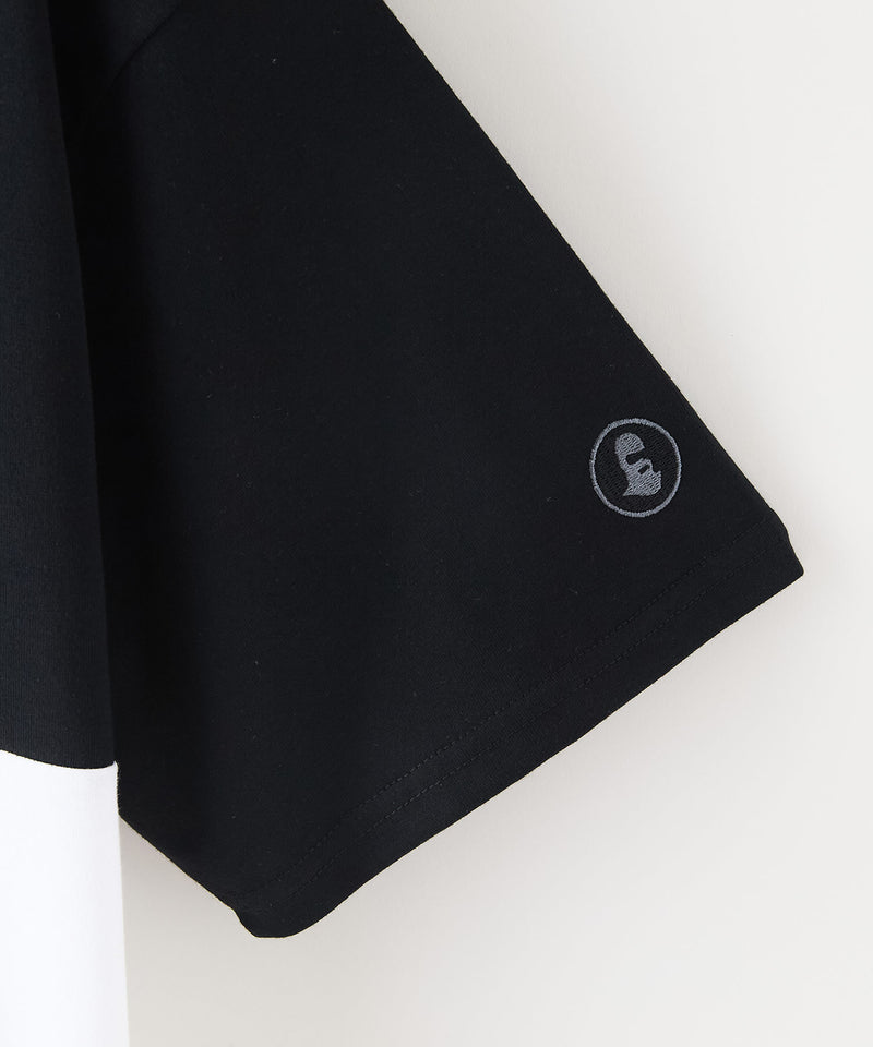 【BRKNHOME/ブロークンホーム】×【ZERO STAIN/ゼロステイン】コラボ 前後切り替え クルーネック Ｔシャツ