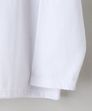 【汗染みの目立ちにくいTシャツ ZEROSTAIN/ゼロステイン】アニマル胸ワンポイント刺繍 ビッグシルエット ロンT 防汚 ＵＶカット