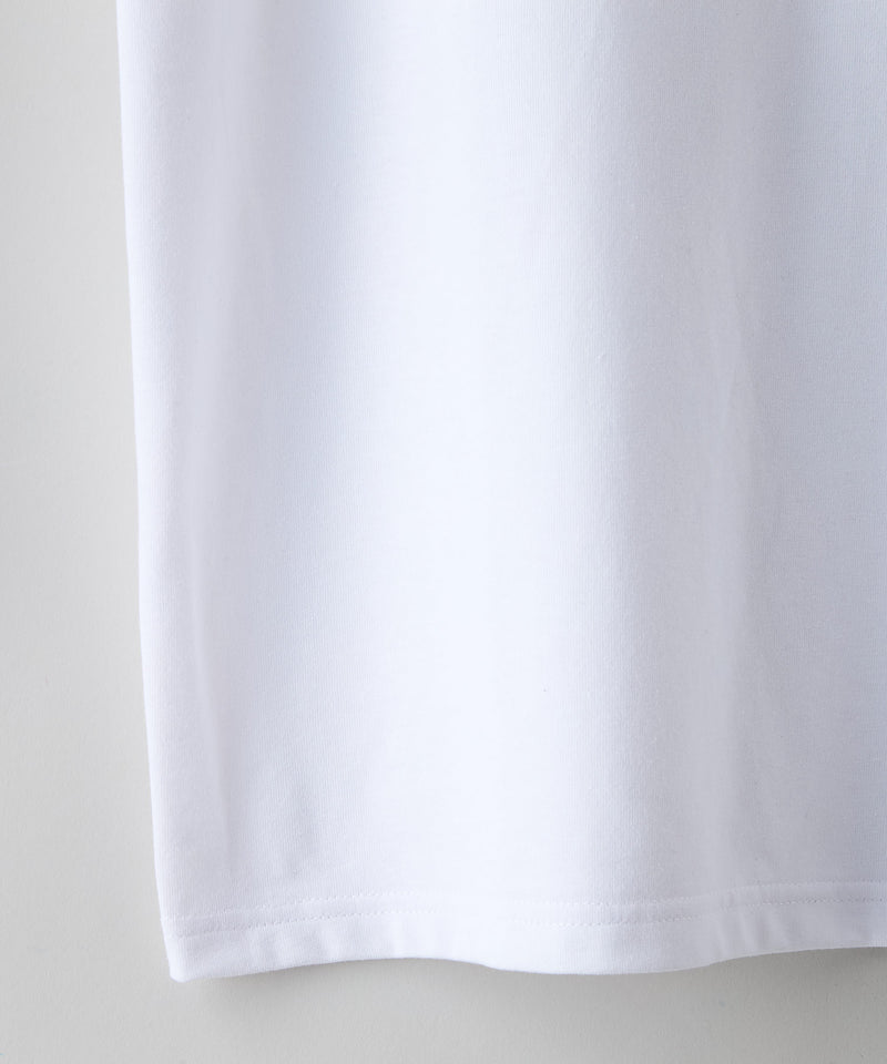 【汗染みの目立ちにくいTシャツ ZEROSTAIN/ゼロステイン】キーネック ロンT 防汚 ＵＶカット