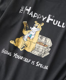 【汗染みの目立ちにくいTシャツ ZEROSTAIN/ゼロステイン】カートゥーン ヴィンテージ風プリント ビッグシルエット ロンT 防汚 ＵＶカット