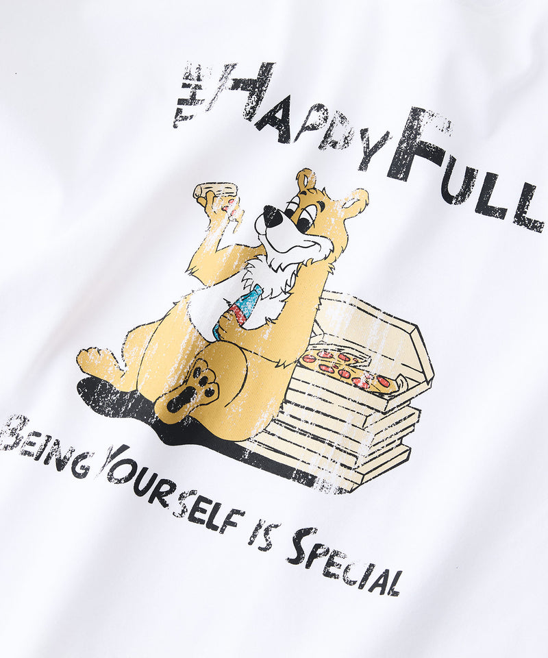 【汗染みの目立ちにくいTシャツ ZEROSTAIN/ゼロステイン】カートゥーン ヴィンテージ風プリント ビッグシルエット ロンT 防汚 ＵＶカット