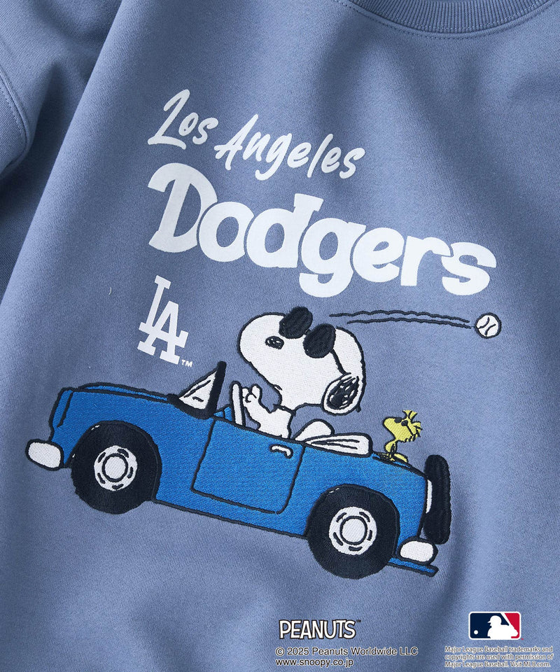 【PEANUTS×MLB】オリジナルデザイン 裏起毛トレーナー ヤンキース ドジャース カブス キャラクター