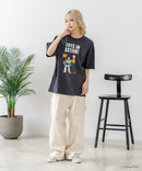 【TOY STORY/トイ・ストーリー】【限定オリジナルデザイン】半袖Tシャツ 綿100% ドロップショルダー ワンポイント バックプリント ディズニー ピクサー キャラクター クルーネック Disney ユニセックス