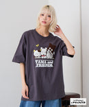 【タマ＆フレンズ～うちのタマ知りませんか？】オリジナルデザインTシャツ バイキンくん 刺繍 ドロップショルダー ユニセックス