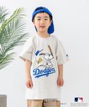 【PEANUTS×MLB】オリジナルデザイン KIDS Ｔシャツ ヤンキース ドジャース カブス 130 140 150 160 キャラクター 親子お揃いコーデ zo