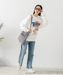 【DISCUS ATHLETIC×LOONEY TUNES】スペース・ジャム キャラクタープリントスウェットトレーナー メンズ レディース ユニセックス