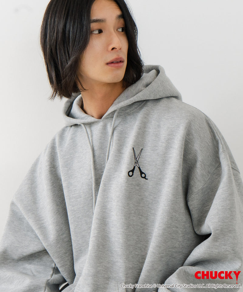 【CHUCKY/チャッキー】オリジナルデザイン 裏起毛パーカー フーディー CHUCKY チャッキー ティファニー