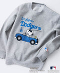 【PEANUTS×MLB】オリジナルデザイン KIDS裏起毛トレーナー キッズサイズ ヤンキース ドジャース カブス キャラクター