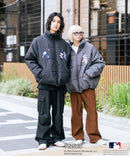 【PEANUTS×MLB】オリジナルデザイン ナイロンパファージャケット 中綿ジャケット ヤンキース ドジャース ホワイトソックス