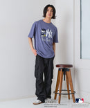 【PEANUTS×MLB】オリジナルデザインTシャツ 刺繍 ドロップショルダー ユニセックス