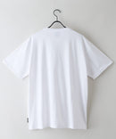 【SAVIER/サビアー】×【ZERO STAIN/ゼロステイン】【LAロゴ立体刺繍】コラボ ポケット付き Tシャツ オーバーサイズ 汗染み防止 ストリート・スケーター
