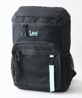 【Lee/リー】【容量21L 撥水加工を施したポリエステル素材を使用】ボックスリュックA シンプル スタイリッシュ ブランドロゴ テープチャーム付き デイリーユース 通勤 通学 ライトグリーン FREE ❘ジーンズメイト公式オンラインショップ