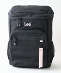 【Lee/リー】【容量21L 撥水加工を施したポリエステル素材を使用】ボックスリュックA シンプル スタイリッシュ ブランドロゴ テープチャーム付き デイリーユース 通勤 通学 ピンク FREE ❘ジーンズメイト公式オンラインショップ