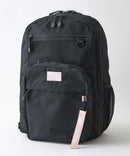 【Lee/リー】【容量23L 撥水加工を施したポリエステル素材を使用】フロントメッシュリュック スポーティ テープチャーム付き デイリーユース 通勤 通学 ピンク FREE ❘ジーンズメイト公式オンラインショップ