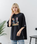 【DISCUS/ディスカス】【選べる丈感・ビーバス＆バッドヘッド】DISCUS×BEAVIS AND BUTT-HEAD コラボＴシャツ 綿100% クルーネック アニメ キャラクタープリント アメカジ ストリート