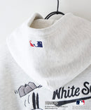 【PEANUTS/ピーナッツ】【ユニセックスデザインでリンクコーデにも◎】MLB×PEANUTS 裏起毛ジップパーカー 保温 キャラクター ドジャース ヤンキース ホワイトソックス