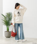 【DISCUS×DISNEY】「ミッキーマウス」キャラクタープリントスウェットトレーナー メンズ レディース ユニセックス