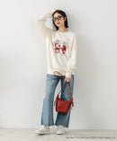 【DISCUS×HOT STUFF×Casper】キャラクタープリントスウェットトレーナー メンズ レディース ユニセックス