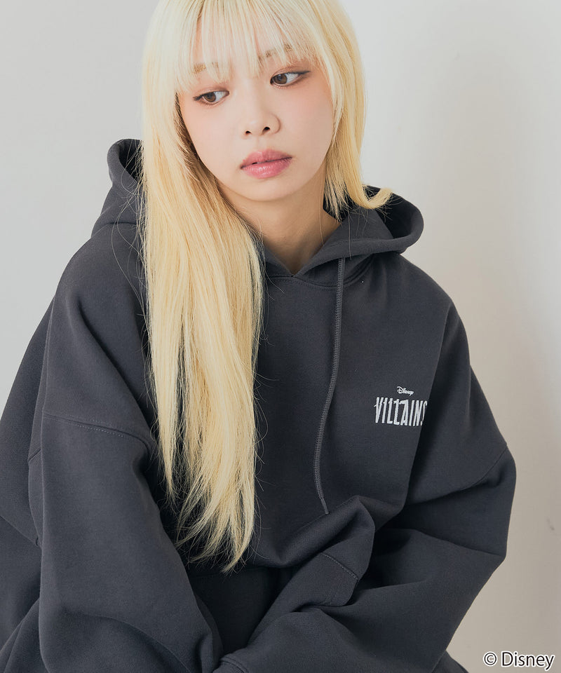 【DISNEY/ディズニー】＜ナイトメアー・ビフォア・クリスマス＞＜ディズニーヴィランズ＞ビッグシルエット 裏起毛 プルオーバーパーカー フーディー ドロップショルダー オーバーサイズ