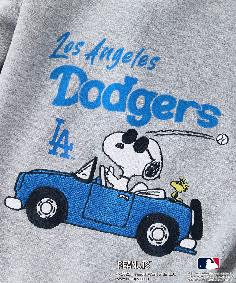 【PEANUTS×MLB】オリジナルデザイン KIDS裏起毛トレーナー キッズサイズ ヤンキース ドジャース カブス キャラクター