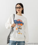【DISCUS ATHLETIC×LOONEY TUNES】スペース・ジャム キャラクタープリントスウェットトレーナー メンズ レディース ユニセックス