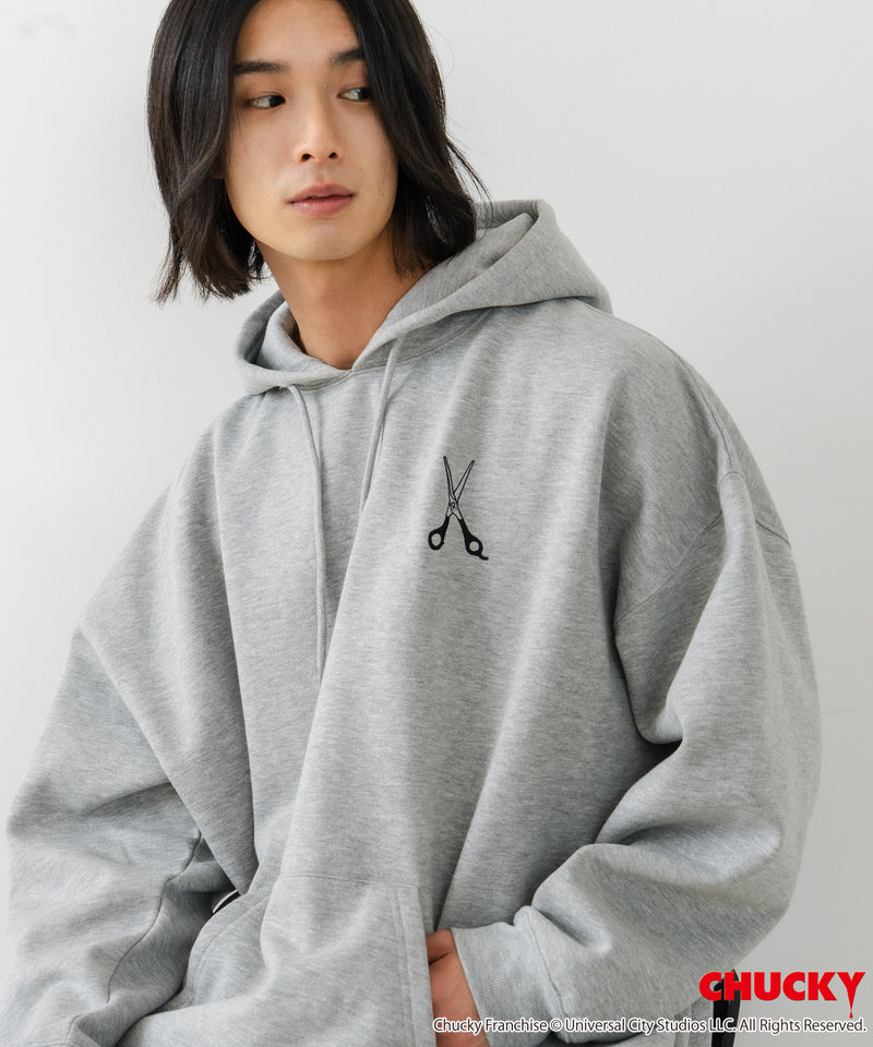 【CHUCKY/チャッキー】オリジナルデザイン 裏起毛パーカー フーディー CHUCKY チャッキー ティファニー