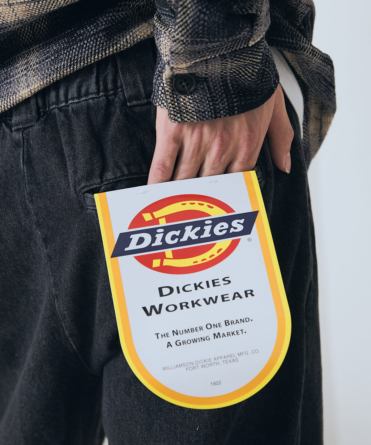 DICKIES/ディッキーズ】TCツイル デニム ワイドイージーパンツ