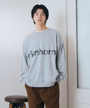 【BRKNHOME/ブロークンホーム】ブランドロゴ プリント スウェットトレーナー