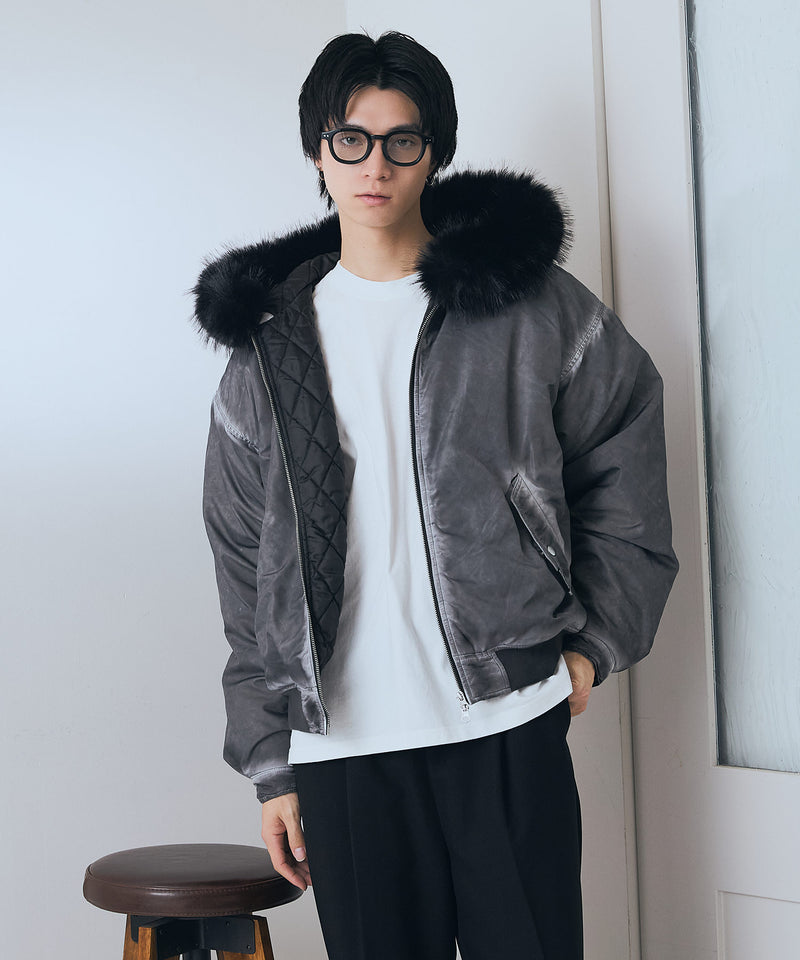 【BRKNHOME/ブロークンホーム】ヴィンテージライク ボンバージャケット