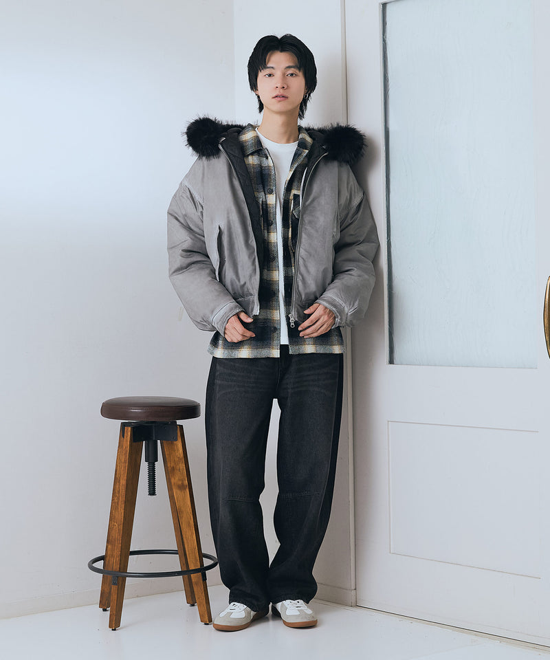 【BRKNHOME/ブロークンホーム】ヴィンテージライク ボンバージャケット