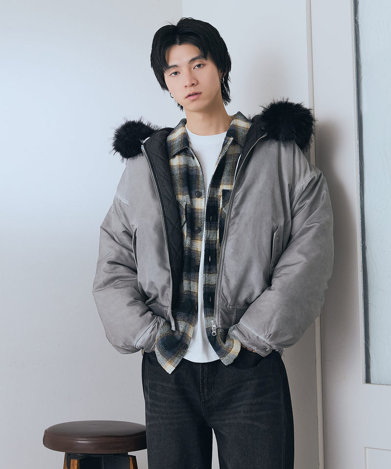 【BRKNHOME/ブロークンホーム】ヴィンテージライク ボンバージャケット