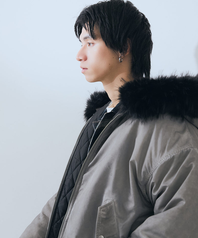 【BRKNHOME/ブロークンホーム】ヴィンテージライク ボンバージャケット