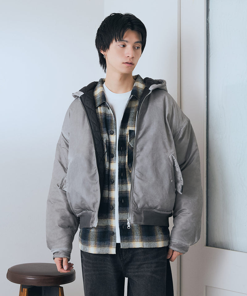 【BRKNHOME/ブロークンホーム】ヴィンテージライク ボンバージャケット