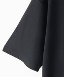 接触冷感 COOLスムース 部分刺繍 プリント リラックスシルエットTシャツ【Blue Standard/ブルースタンダード】