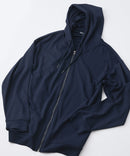 接触冷感 COOLスムース フルジップパーカー 【Blue Standard/ブルースタンダード】冷房対策 紫外線対策 日差し対策 夏