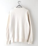 【BLUE STANDARD/ブルースタンダード】モール切り替えニット セーター 冬服 防寒 暖服