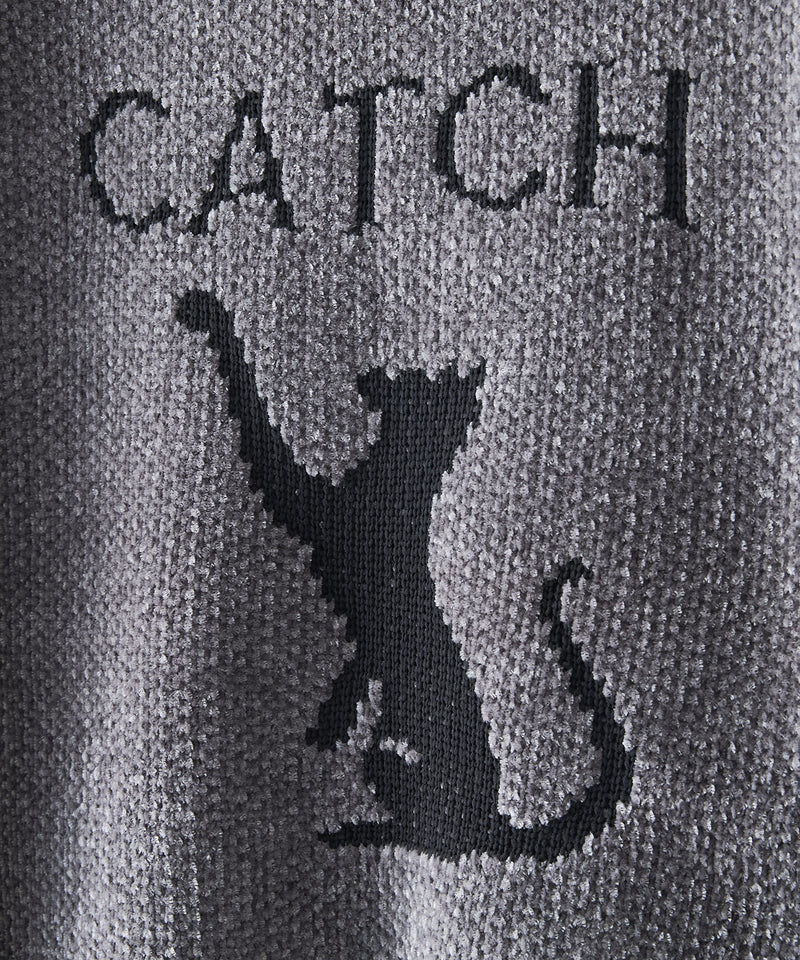 【BLUE STANDARD/ブルースタンダード】モールジャガードニット セーター アニマル 冬服 防寒 暖服