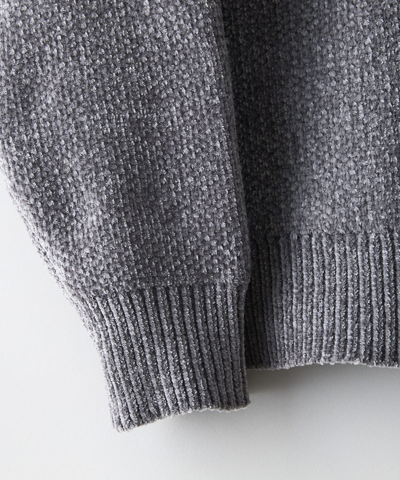 【BLUE STANDARD/ブルースタンダード】モールジャガードニット セーター アニマル 冬服 防寒 暖服