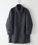 【BLUE STANDARD/ブルースタンダード】圧縮ニット ウールライク バルマカーンコート 軽量 ソフトタッチ