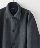 【BLUE STANDARD/ブルースタンダード】圧縮ニット ウールライク バルマカーンコート 軽量 ソフトタッチ