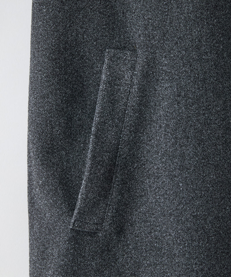 【BLUE STANDARD/ブルースタンダード】圧縮ニット ウールライク バルマカーンコート 軽量 ソフトタッチ