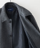 【BLUE STANDARD/ブルースタンダード】圧縮ニット ウールライク バルマカーンコート 軽量 ソフトタッチ