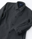 【BLUE STANDARD/ブルースタンダード】圧縮ニット ウールライク バルマカーンコート 軽量 ソフトタッチ