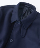 【BLUE STANDARD/ブルースタンダード】圧縮ニット ウールライク バルマカーンコート 軽量 ソフトタッチ